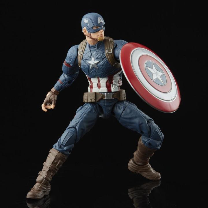 Produktbild Hasbro Marvel Legends Series Captain America Twin Pack, 15cm MCU Figuren von Steve Rogers und Sam W