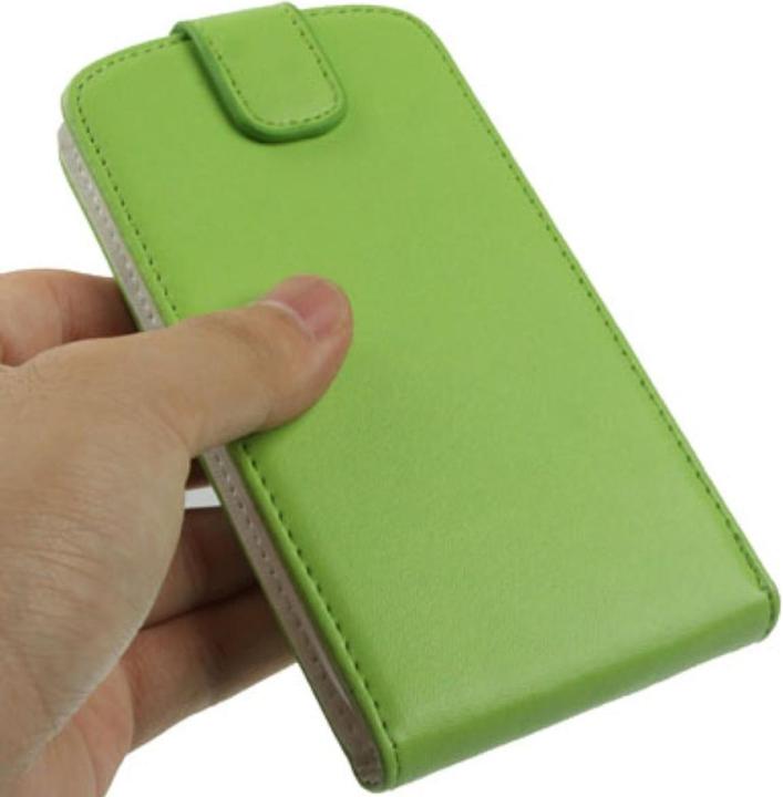 Produktbild König Design Handy Tasche Flip dünn für Samsung Galaxy S3 i9300 / i9305 / S3 NEO i9301 Grün (Samsung Galaxy S3 Neo, Samsung Galaxy S3)