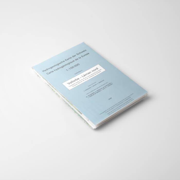 Produktbild Hydrogeologische Karte der Schweiz 1 : 100'000
