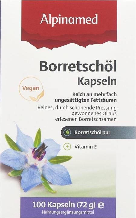 Actual product image Alpinamed Borage Oil (100 Piece, Capsules, 90 g)