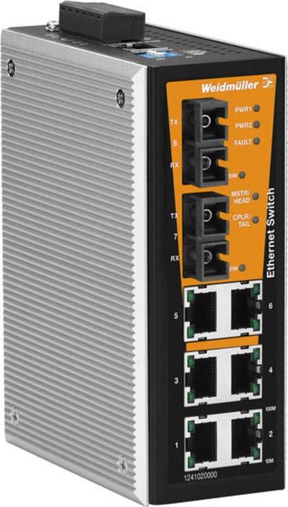 Produktbild Weidmüller Network Switch Managed, Fast Ethernet (6 Ports)
