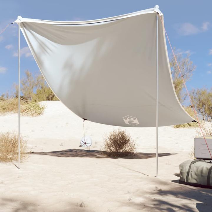 Image du produit VidaXL Tente d'ombrage de plage avec sacs de sable 214 x 236 cm (Tente de plage, 0.18 kg, 4 personnes)