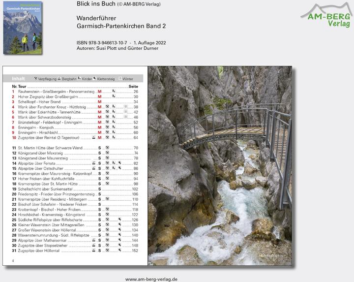 Actual product image Wanderführer Garmisch-Partenkirchen Band 2 (German, Lady Plott, Günter Durner, 2021)