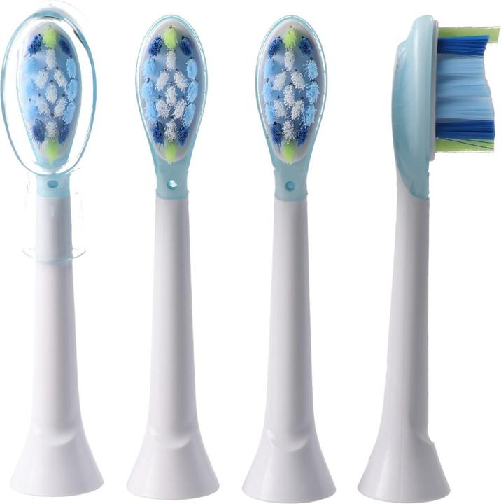 Produktbild AccuCell Zahnbürstenkopf Smart Cleaning Brush für elektrische Zahnbürsten von Philips, 4 Stück (4 x)