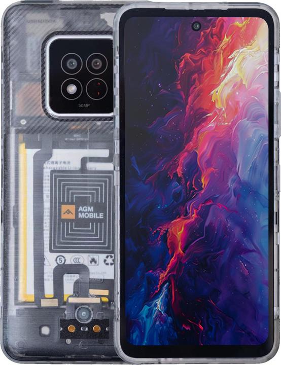 Actual product image AGM X6 Phantom 5G 8/128, tr (128 GB, Ghost, 6.78", Dual SIM, 50 Mpx, 5G)