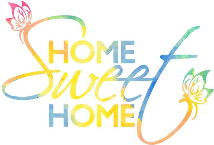 Produktbild Trenddeko Aquarell Home sweet Home (60 x 41 cm)