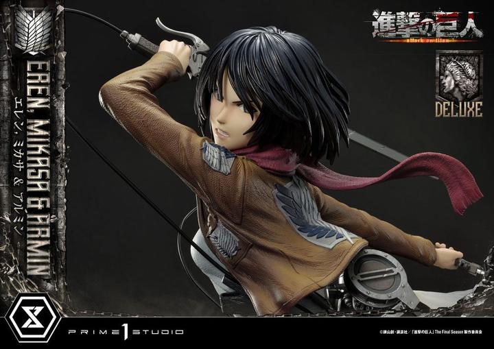 Produktbild Prime 1 Studio Attack on Titan Ultimate Premium Masterline Statue Eren, Mikasa, & Armin Deluxe Bonus Version 72 cm