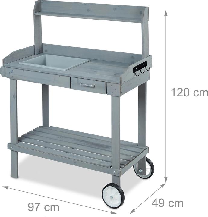 Image du produit Relaxdays Table plantes