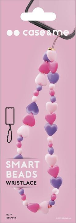 Actual product image SBS Smart Beads purple hearts