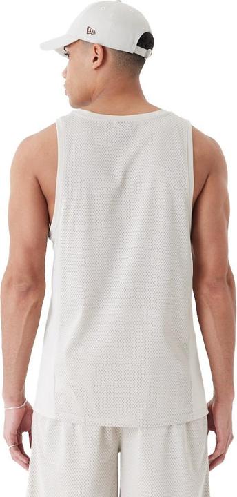 Actual product image New Era Poly Mesh Tank Top - BRAND LOGO stone beige (XXL)