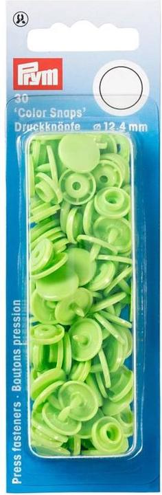 Produktbild Prym Druckknopf Color Snaps, apfel 12.4 mm, Karte 30 Stk.