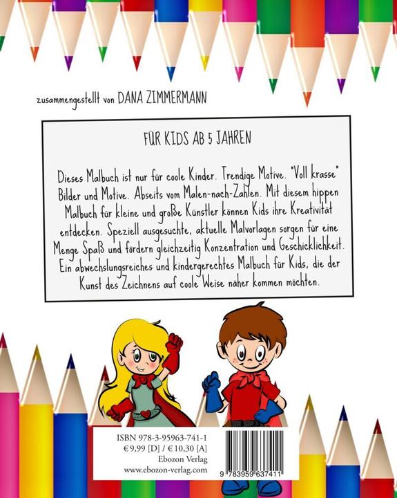 Produktbild Malbuch für coole Kids