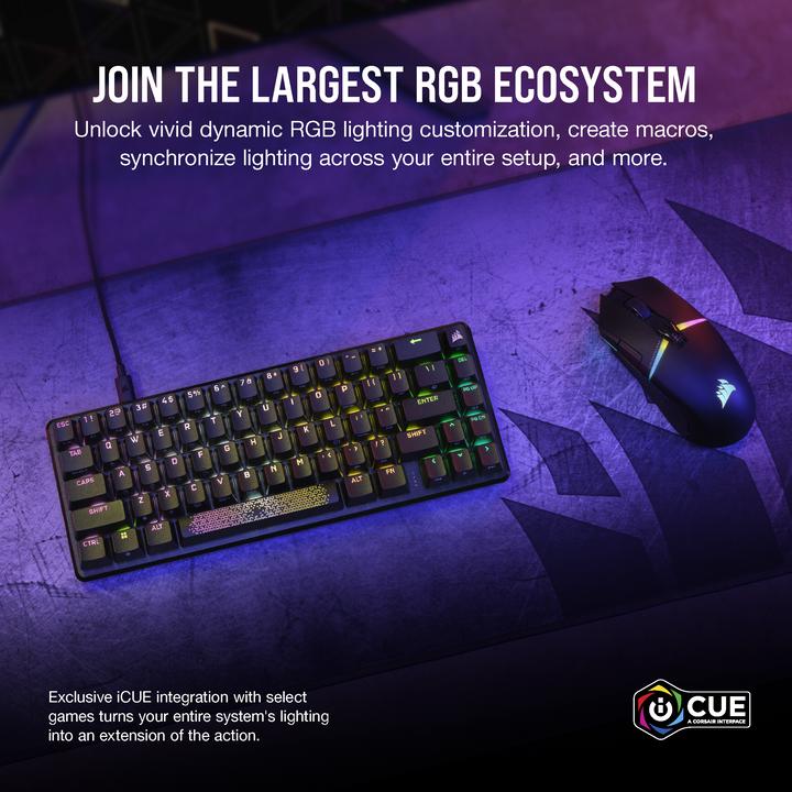 Immagine prodotto Corsair K65 Pro Mini (CH, Cablato)