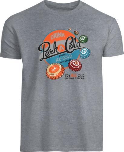 Dpi Merchandising Call of Duty: Black Ops 6 Unisex T-Shirt ""Perk-A-Cola"" Grey