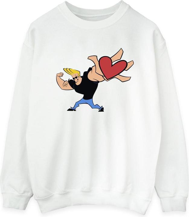 Johnny Bravo Heart Present Sweatshirt (M)
