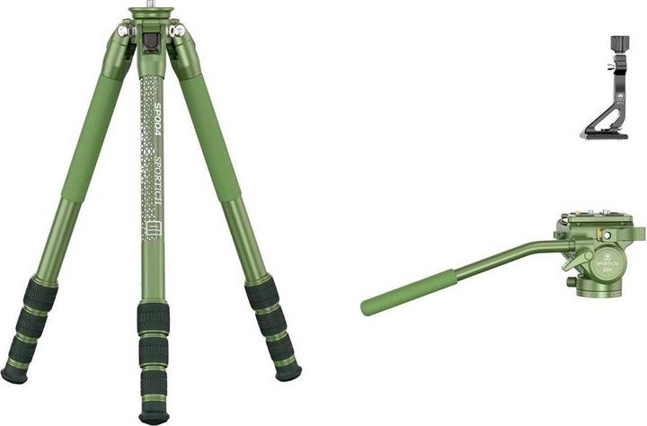 Produktbild Sirui Sportich Stativ SP004+G5X Grün (Metall)