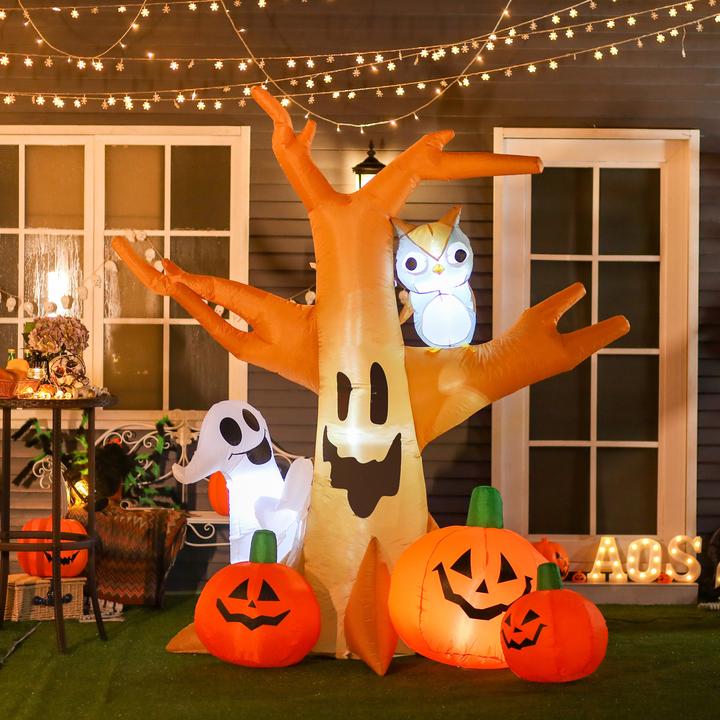 Actual product image Homcom Halloween haunted tree with lighting