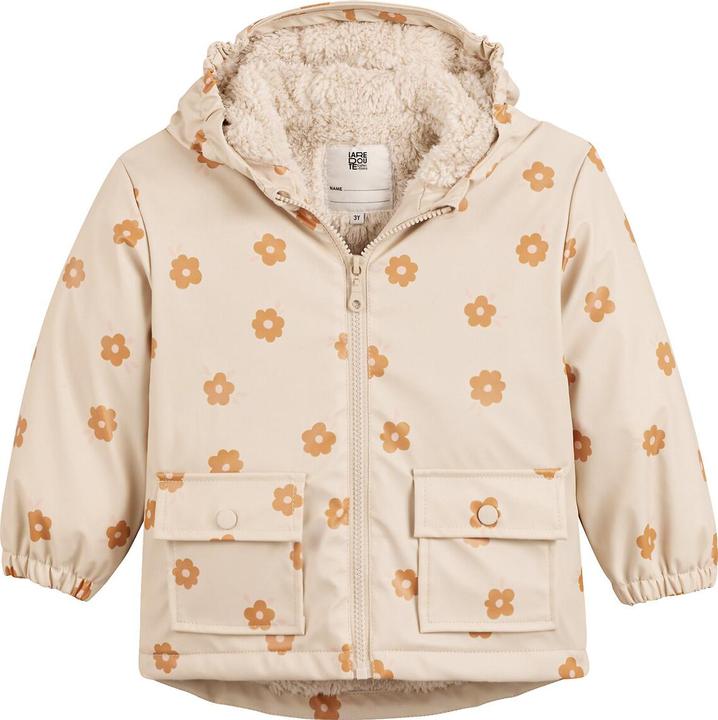 Actual product image La Redoute Collections Regenparka mit Kapuze & Plüschfutter (74, 80)