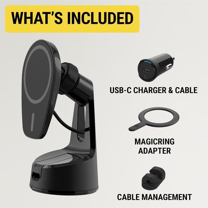 Produktbild Scosche magicMOUNT Pro Charge 6 Window/Dash - Magnetische