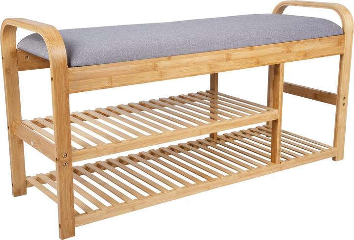 Produktbild Leitmotiv Arch Double Shelf Bamboo (50.50 cm)