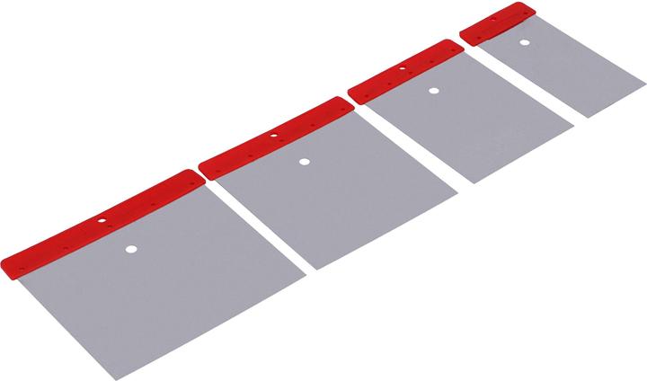 Helpmate Malerspachtel aus Federbandstahl, 4-teilig (12 cm)