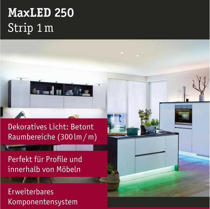 Actual product image Paulmann MaxLED 250 Stripe (RGBW, 100 cm, Indoor)