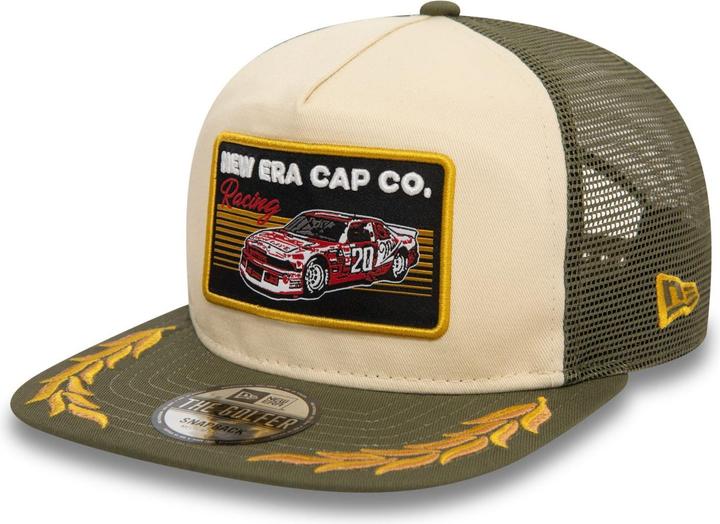 Produktbild New Era Golfer Mesh Snapback Cap - MOTORSPORT oliv - M/L (M, L)