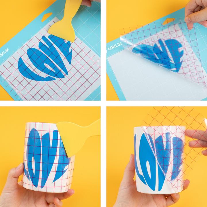 Produktbild Loklik Permanent Adhesive Vinyl Stencil - Light Blue (Zubehör)