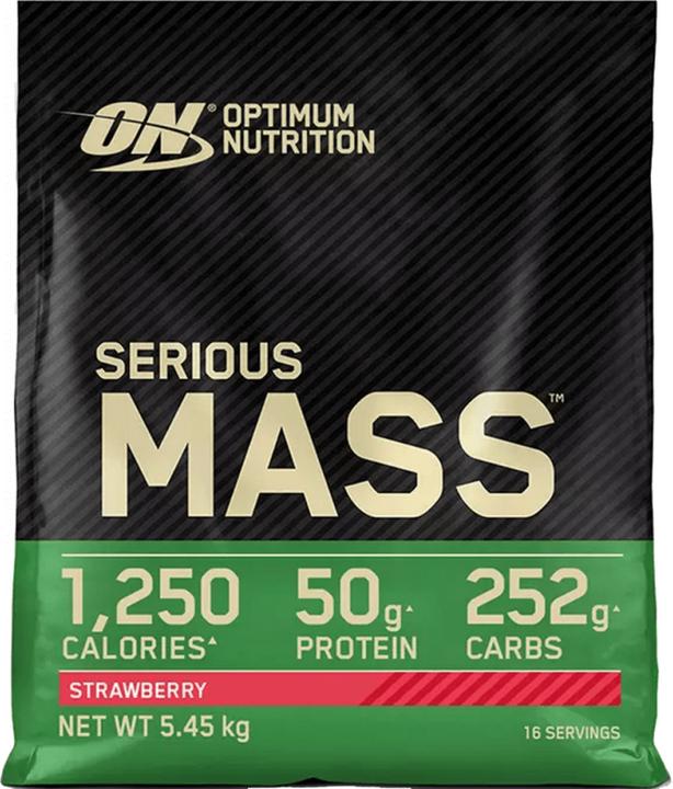 Actual product image Optimum Nutrition Serious Mass (Strawberry, 1 pcs., 5454 g)