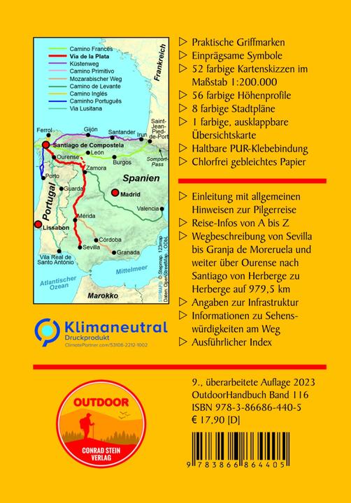 Produktbild Spanien: Jakobsweg Via de la Plata 200000 (Deutsch, Raimund Joos, 2023)
