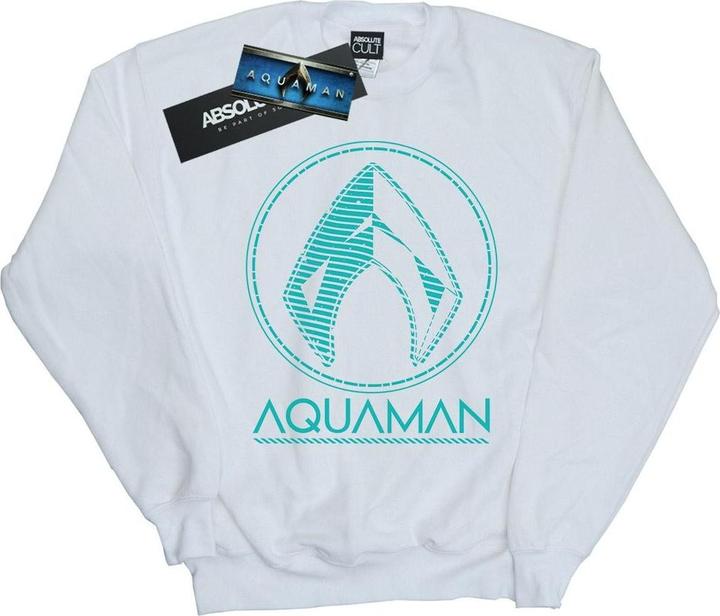 Aquaman Aqua Logo Sweatshirt (L)