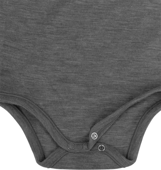 Actual product image Normani Set of 2 unisex baby wrap-around long-sleeved romper onesies made from merino wool - 9351 (50)