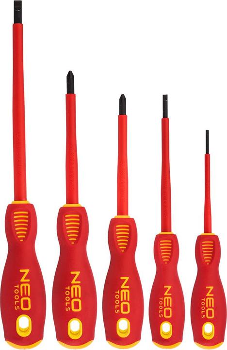 Produktbild Neo 1000V isolierte Schraubendreher 5 Stk. (04-220) (Kreuzschlitz)