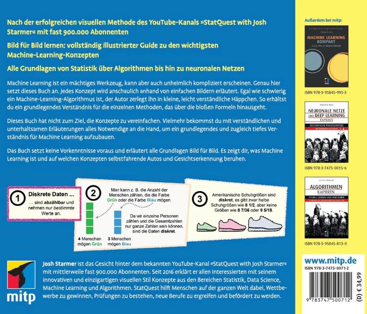 Actual product image StatQuest - the illustrated machine learning guide (German, Josh Starmer, 2023)