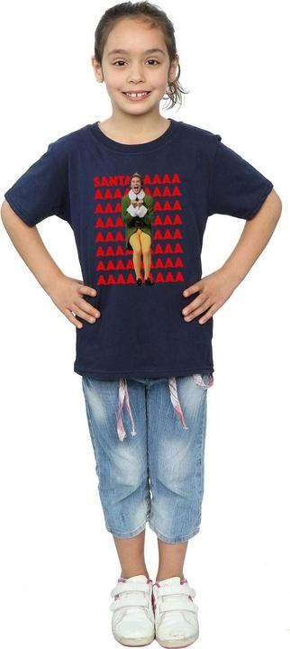 Produktbild Elf Buddy Santa Scream TShirt Mädchen (128)