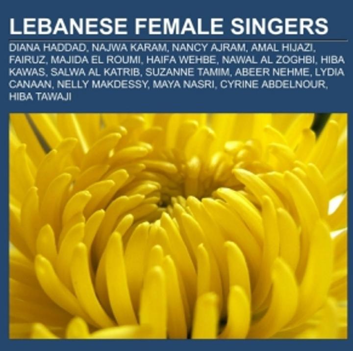 Actual product image Lebanese female singers (English, Source: Wikipedia, 2012)