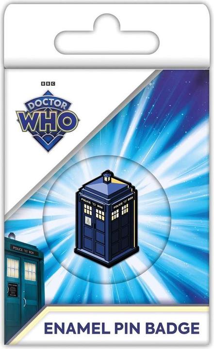 Doctor Who Tardis Abzeichen Emaille