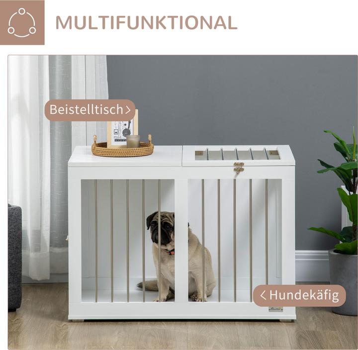 Actual product image PawHut Dog cage with lockable doors (Dog kennel)