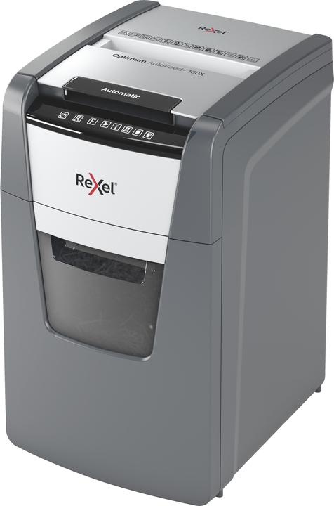 Actual product image Rexel Optimum AutoFeed+ 130X shredder particle cut 4 x 28 mm 44 l number of sheets (max.): 130 Sich (Particle cut)