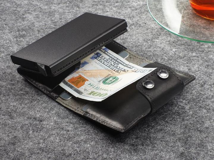 Actual product image Pularys Wallet DOPPIO credit card holder