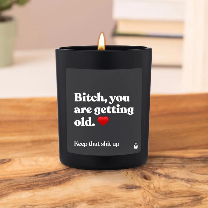 Image du produit Chatty Candles Bougie parfumée Flowery Bitch, you are getting old.
