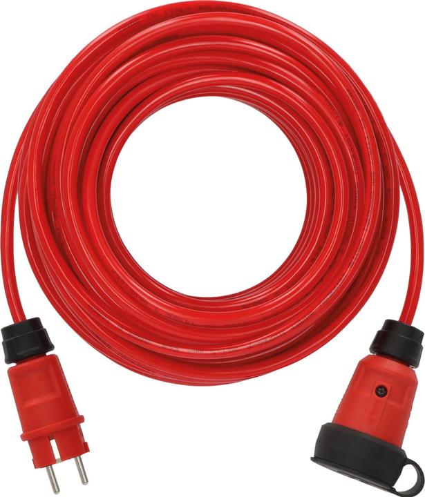 Actual product image Brennenstuhl 9161250210 Power extension cable 16 A black, red 25 m H07BQ-F (25 m, CEE 7/3)