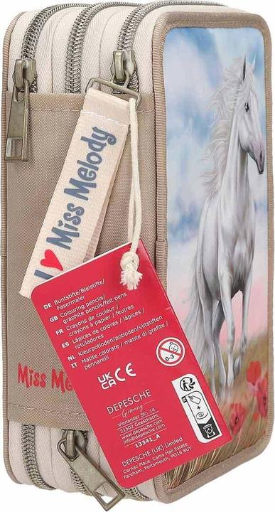 Produktbild Depesche Miss Melody 3-Fach Federtasche Poppy Sand