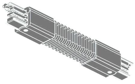 Actual product image Licht 2000 XTS23 60142G grey Flex connector 60143
