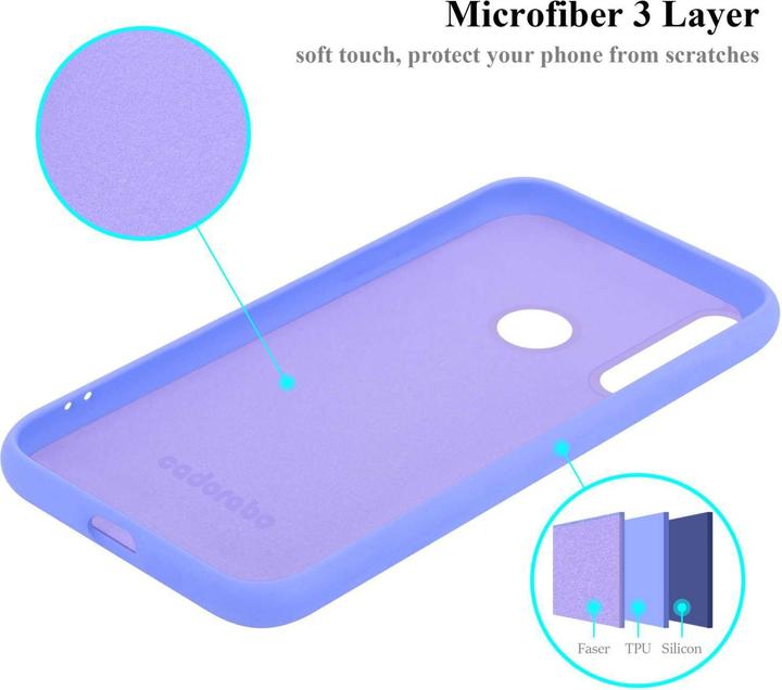 Immagine prodotto Cadorabo Custodia per Huawei Y6P TPU Liquid Silicone Case (Huawei Y6p)