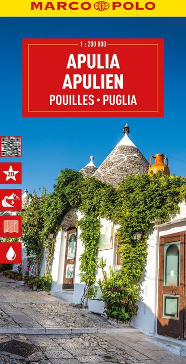 Produktbild Reisekarte Italien 11 Apulien 1:200.000