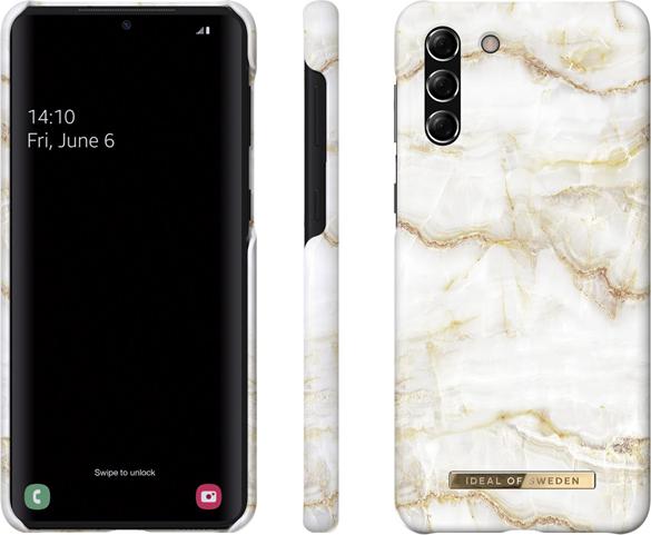 Produktbild iDeal Of Sweden Designer-Cover Golden Pearl Marble (Samsung Galaxy S21+)