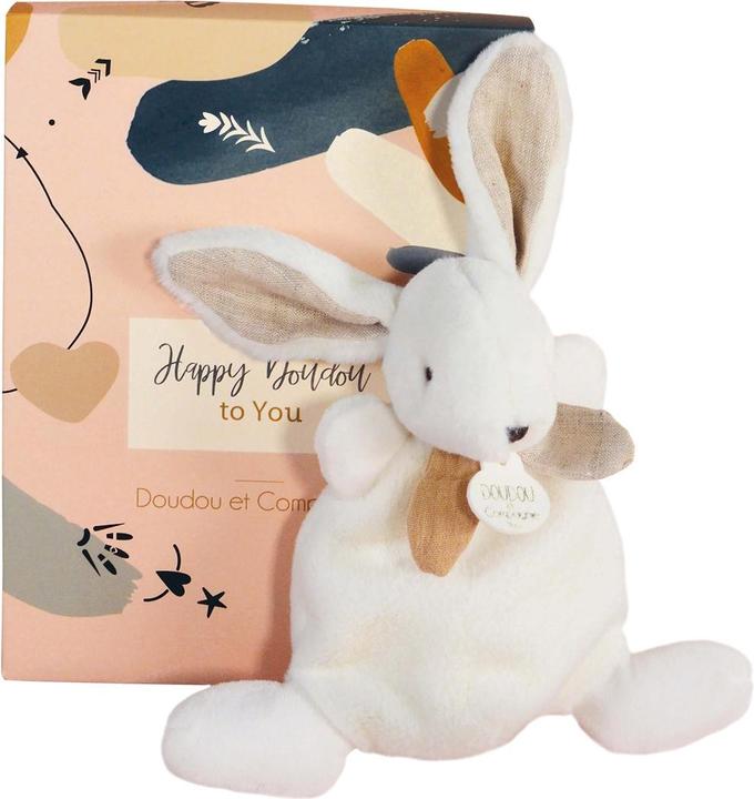 Doudou et Compagnie Happy Wild, Hase Schmusetuch 17cm