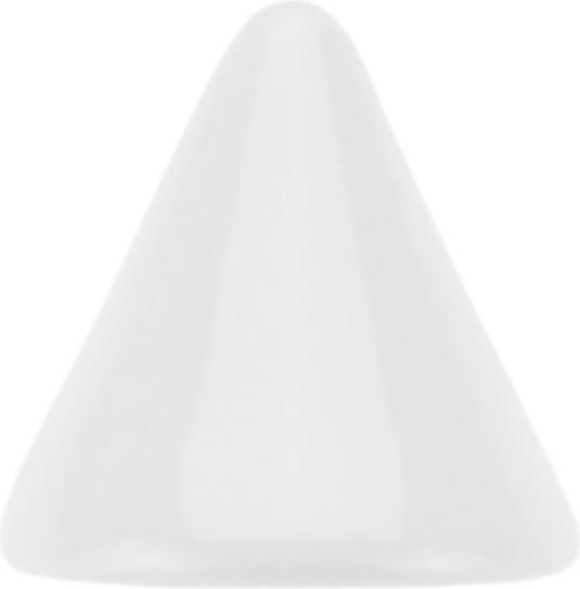 Star Piercing Micro Cone Pure White (ohne Messing, Chirurgenstahl 316L)