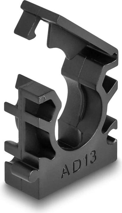 Produktbild Delock Kabelschlauchhalter 13 mm, 8 Stück, Schwarz (Kabelschlauch, 3 cm)